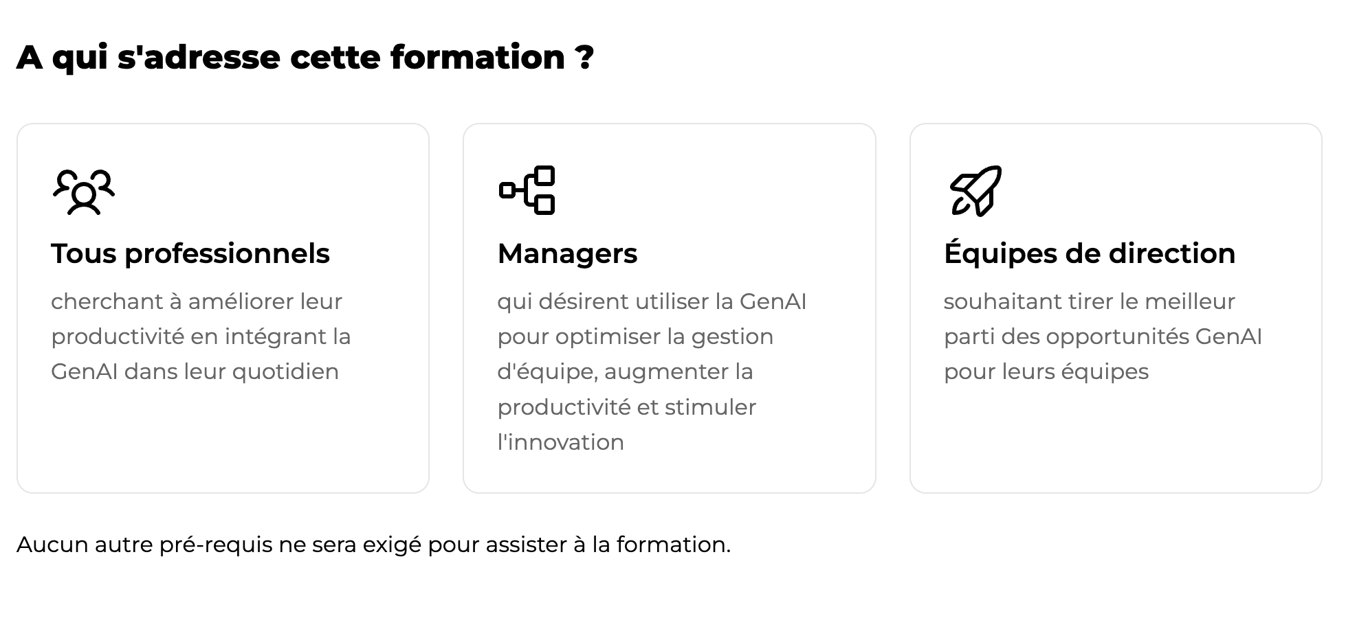 À QUI SADRESSE LA FORMATION À QUI SADRESSE LA FORMATION